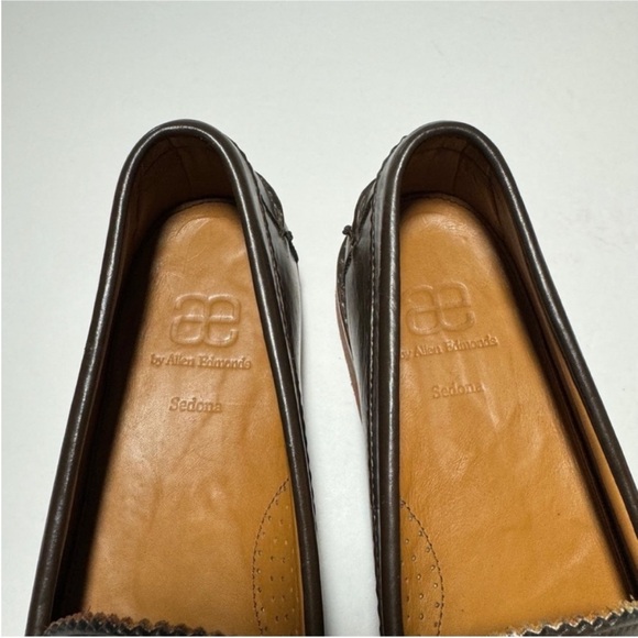 Allen Edmonds AE Sedona Brown Leather Loafers Size 13B - Picture 6 of 8